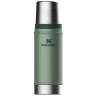 Термос Stanley Classic 0,47 л, тёмно-зелёный (10-01228-072)
