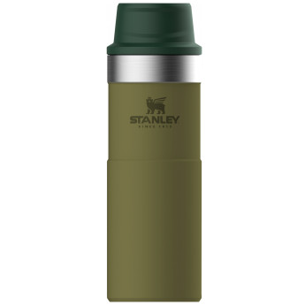 Термокружка Stanley Classic One Hand 2.0, 0,47 л, оливковая